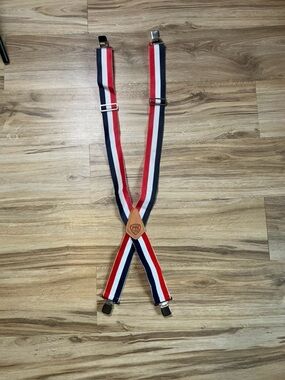 Vintage McGuire Nicholas Patriotic Suspenders
